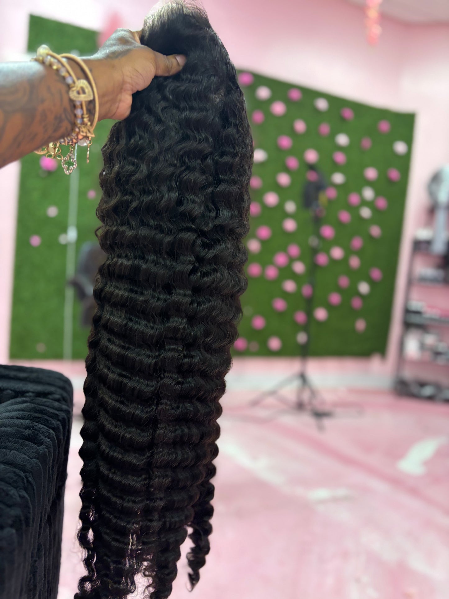 Natural black HD Frontal Wigs
